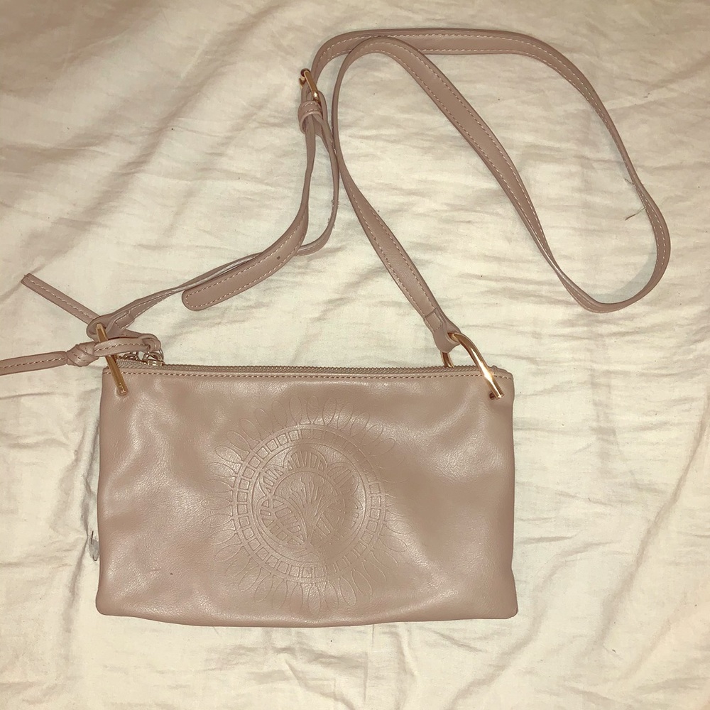 Beige crossbody bag